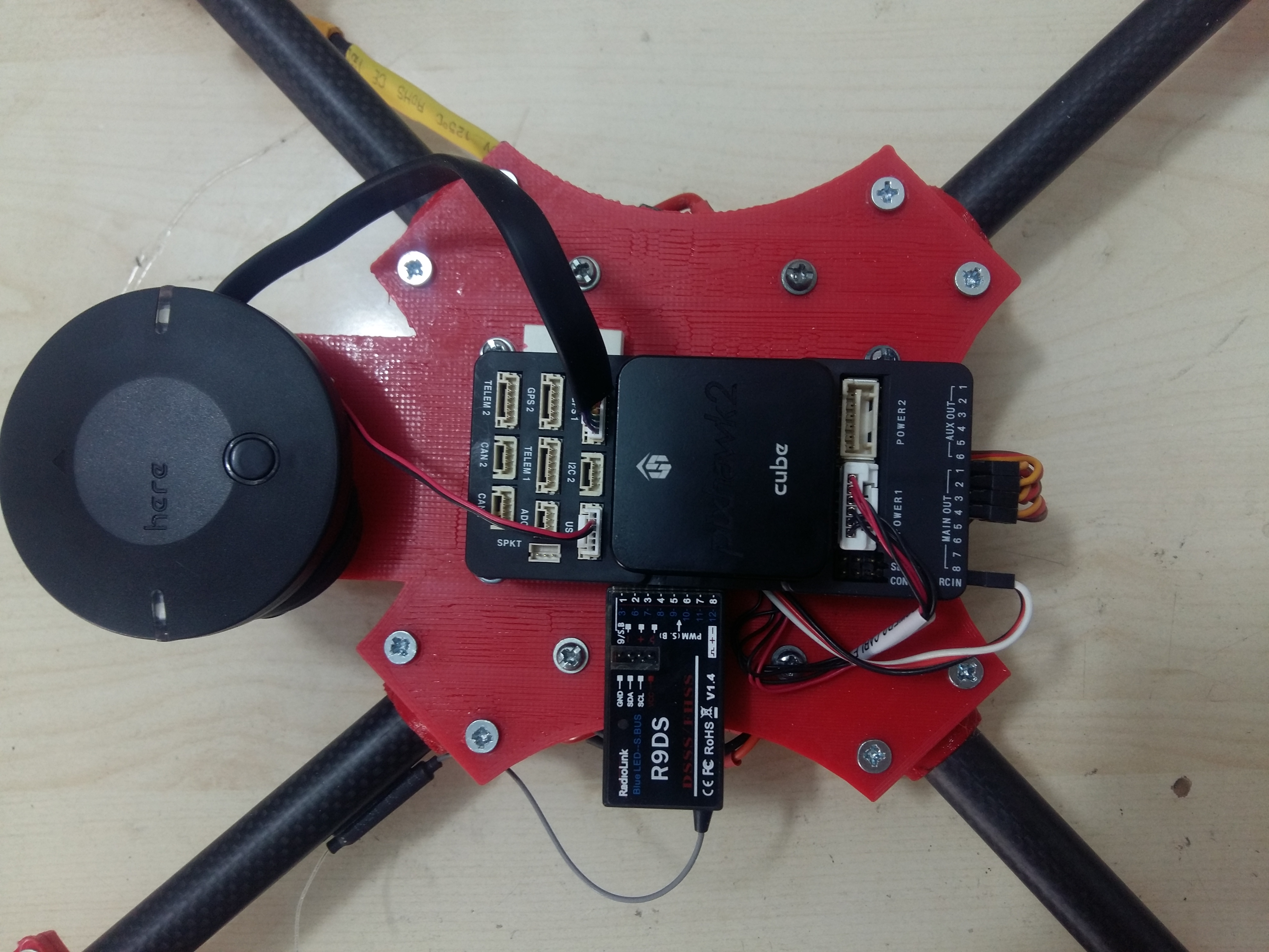 Quad wiring and ESC stack